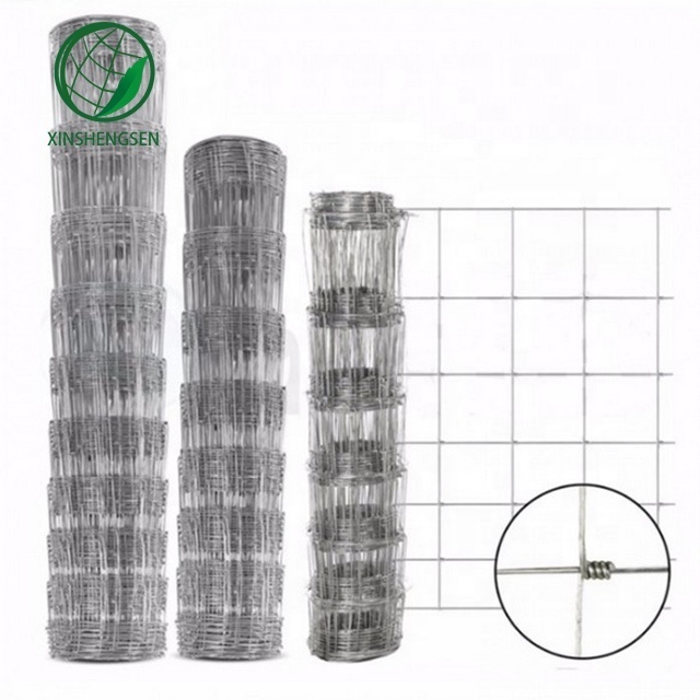 Cheap 4ft 5ft 6ft Galvanized Wire Mesh Fencing Veldspan Farm Field Sheep Goat Cattle Farm Fence