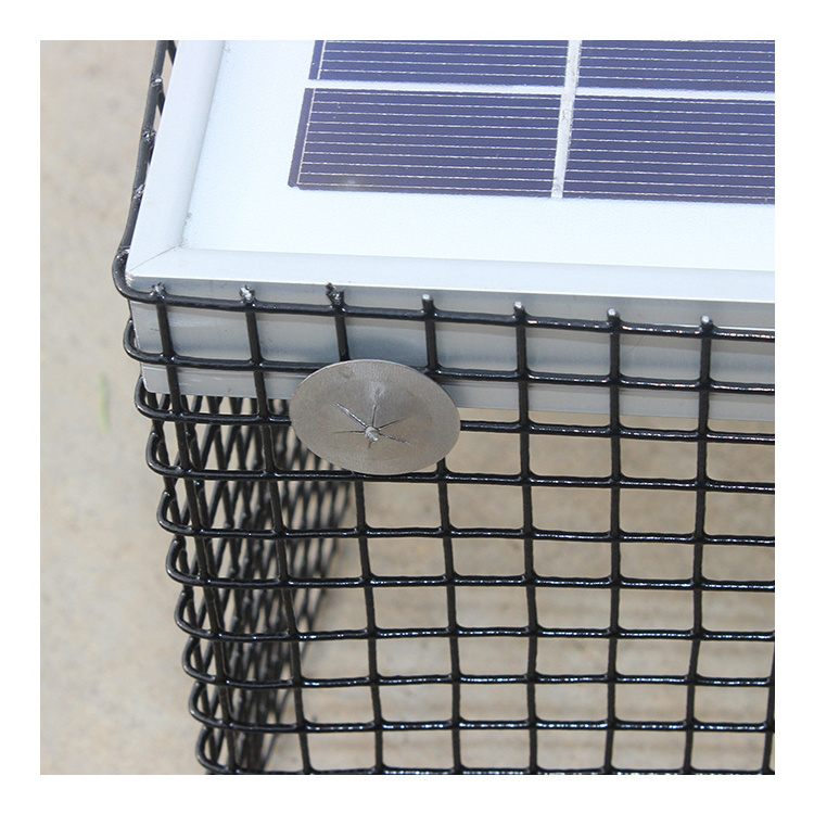 2024 New Products Critter Guard Bird Control 6Inch*30m PVC Black Coated Solar Panel Bird Control Proofing Mesh