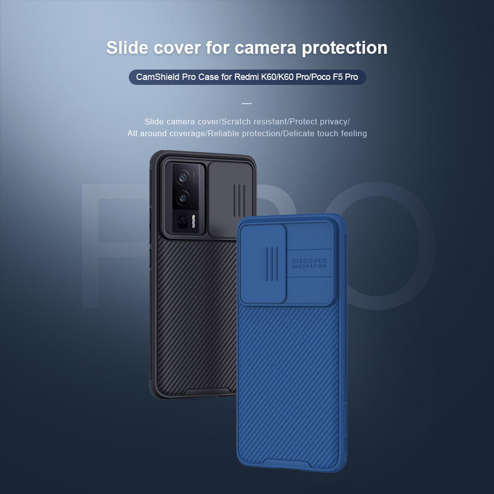 NILLKIN For Xiaomi Redmi K60/K60 Pro/Poco F5 Pro CamShield Pro Case