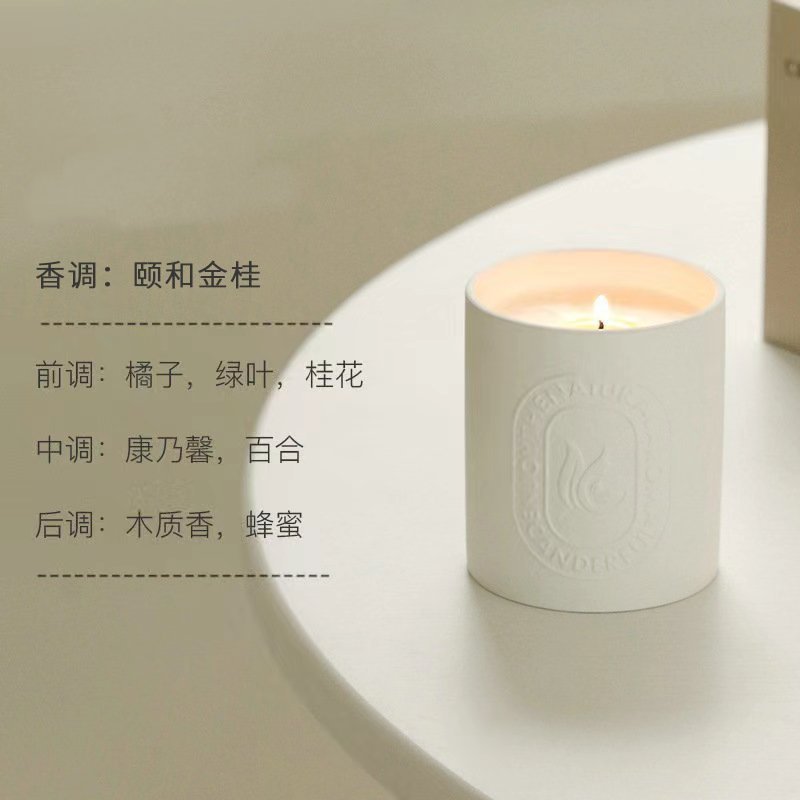 Wholesale Personalized Label Luxury Empty White Containers For Candles Ceramic Candle Jars For Home Decor