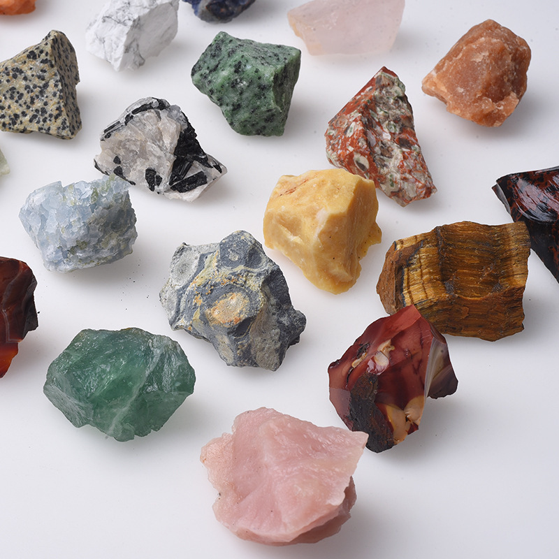 spiritual products natural stone rough natural gemstones crystal raw stones for Home decoration