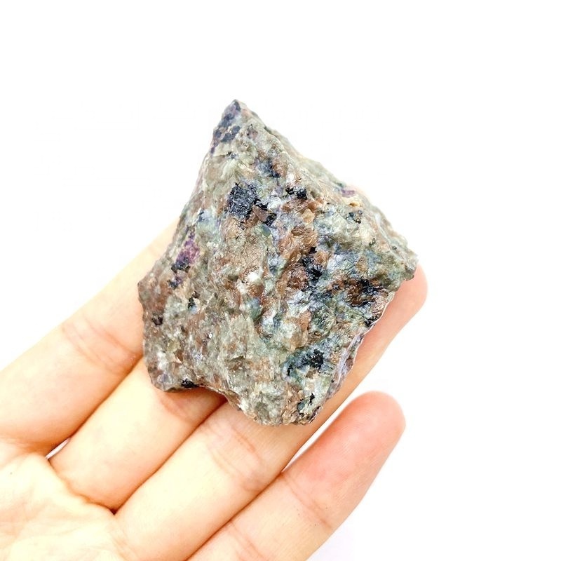 Natural rough crystal rocks under ultraviolet light flash yooperlite raw stone for fengshui