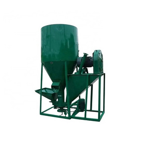 Vertical Type Feed Grinder And Mixer Machinery Cattle Cow Feed Grinder And Mixer for sale