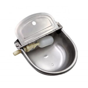 Float Valve Cattle Horse Drinker Stainless Steel Automatic Dog Cow Water Trough 3L Drinking Bowl