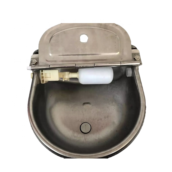 Float Valve Cattle Horse Drinker Stainless Steel Automatic Dog Cow Water Trough 3L Drinking Bowl