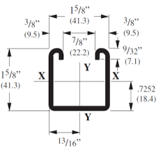 High Quality stainless steel unistrut strut u Shaped channel size