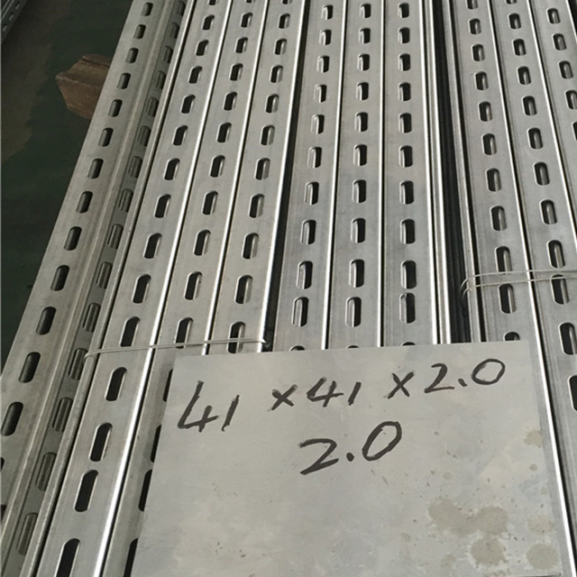 Profilo unistrut 41x41 g i slotted channel half-slotted channel supplier