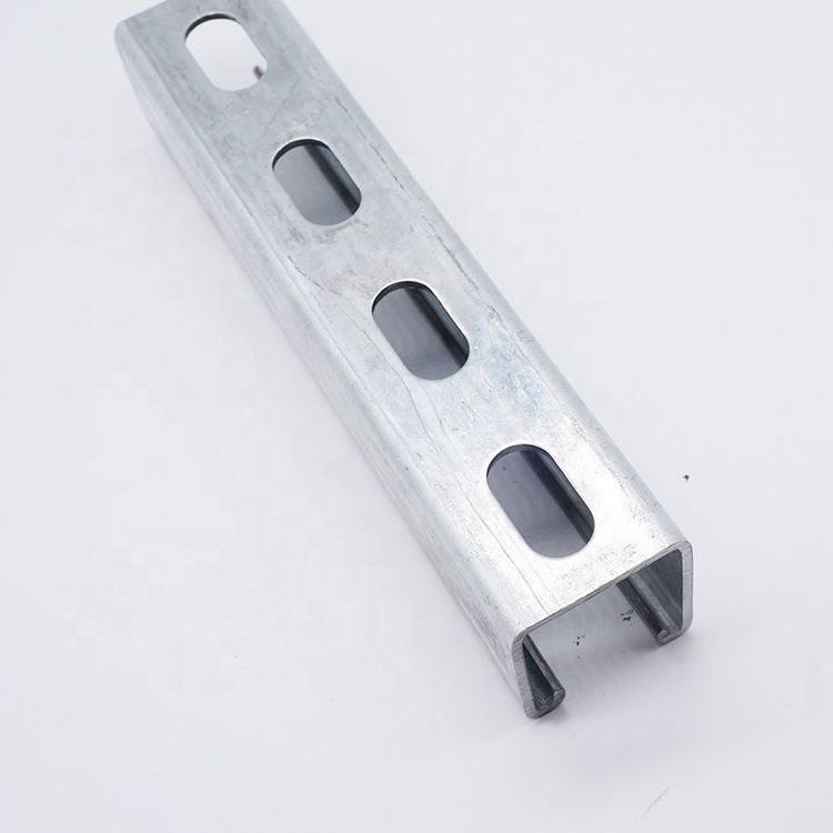 Galvanized Strut channel 41x41/C channel/Unistrut/ seismic bracing/seismic bracket