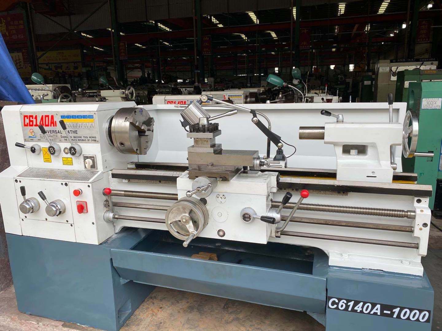 Second Hand Light Industrial Lathe C6140Ax1000mm High Quality Lathe 1 Meter 6140 Horizontal Lathe Price