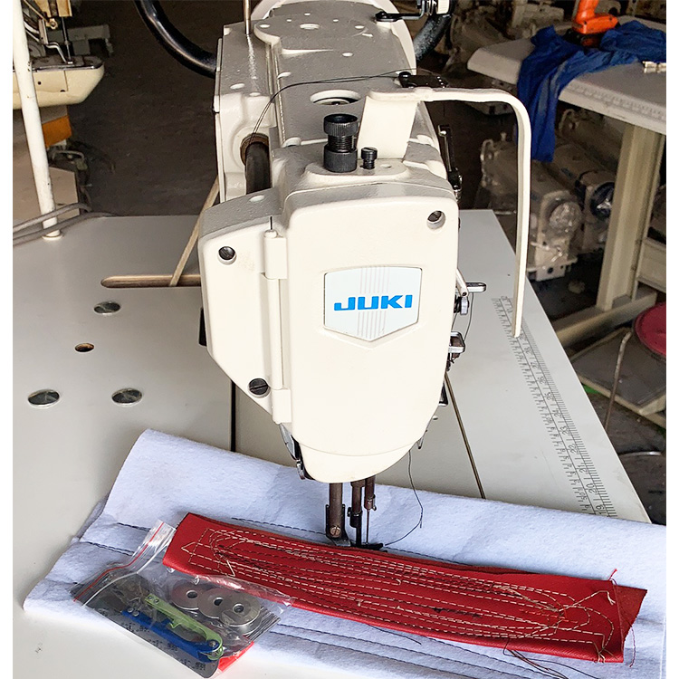 Good quality  high speed new  original jukis 1508 industrial lockstitch flat bed sewing machine  with Vertical-axis Large Hook