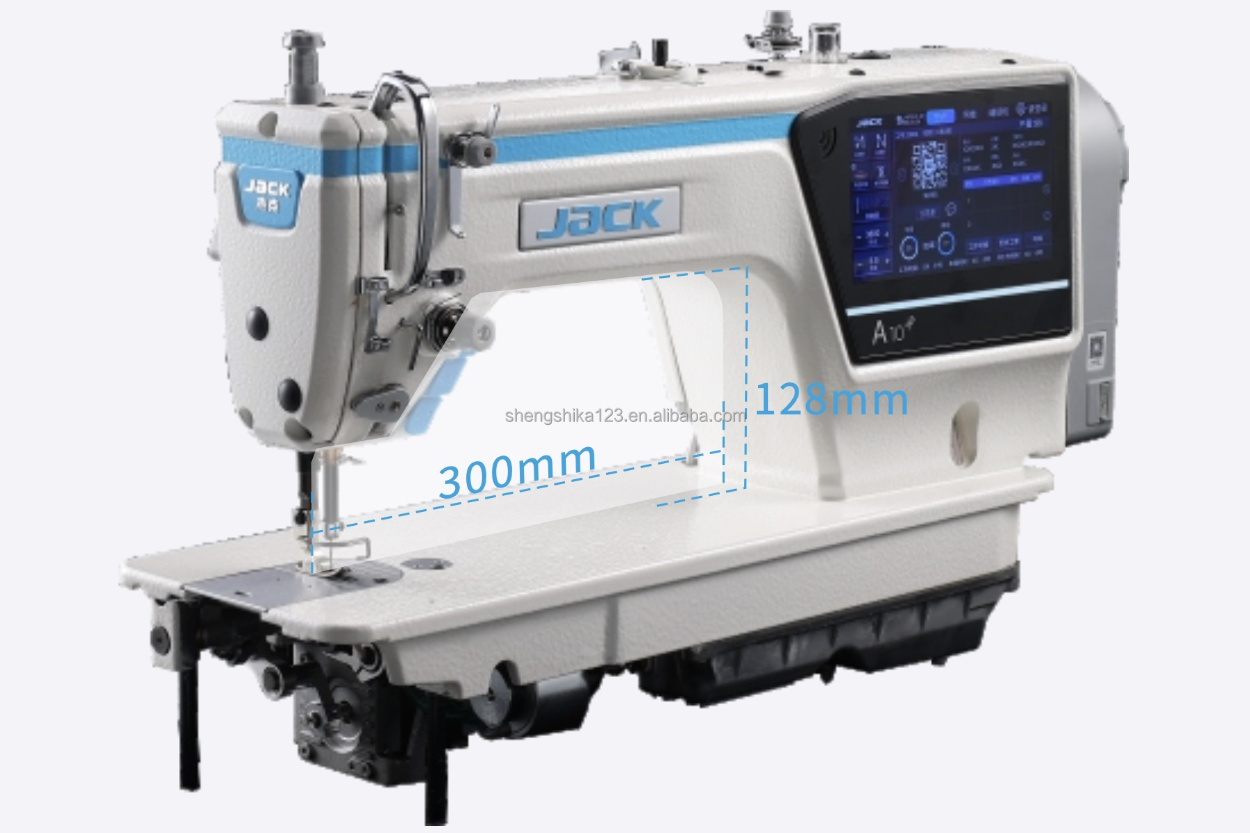 2023 New Jack A10+ Full Touch Screen Automatic Thread Trimming and Presser Foot Lifting Silent Digital Backstitch Sewing Machine