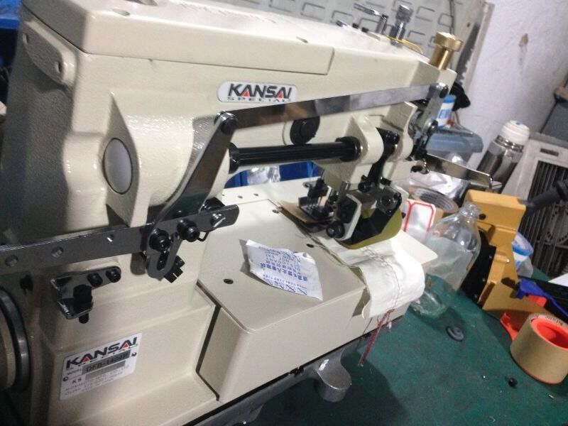 1508 Kansai special sewing machine 1508 flat double chain sewing machine men's jeans belt sewing machine