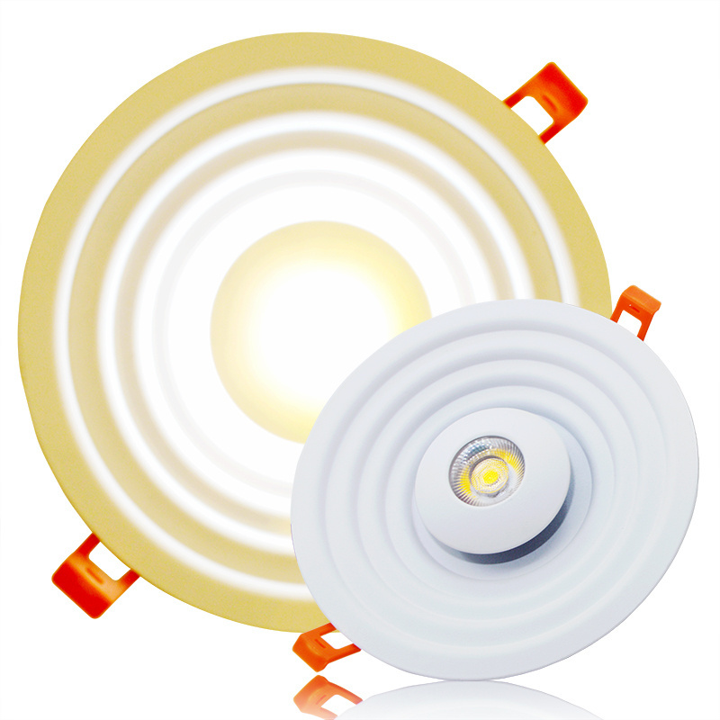 Hot Sale 3 in 1 downlight 6 inch 15W round white COB SMD Hotel ceiling spot light recessed ceiling down lights