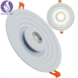 Hot Sale smart downlight 4 inch 5W round white COB SMD Hotel ceiling spot light recessed ceiling down lights