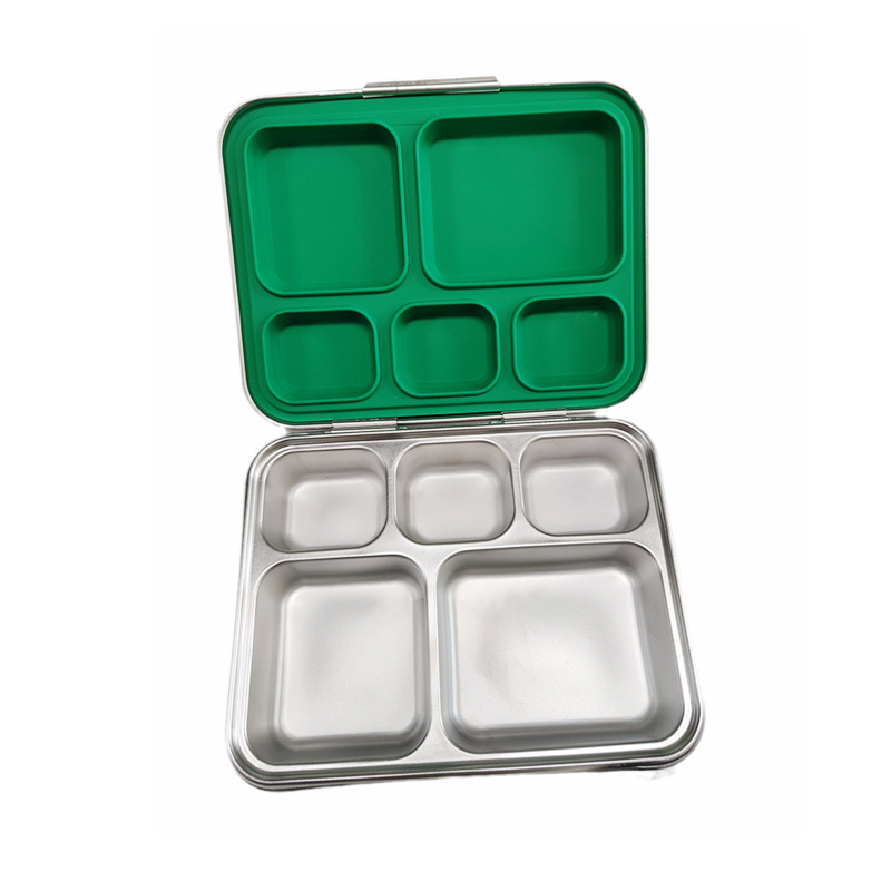 SSPH Kids Stainless Steel Lunch Box Reusable Children Bento Lunch Box 304 stainless steel lunchbox for kids School Office