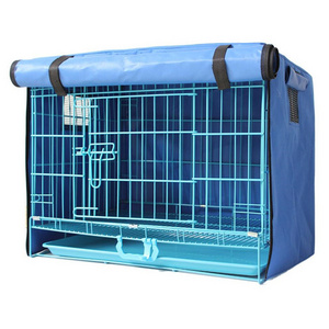 Pet Cat Rabbit Dog Cage Cover Foldable Playpen Crate Cover Breathable Waterproof Sun-proof Windproof Poncho Insulation Cover