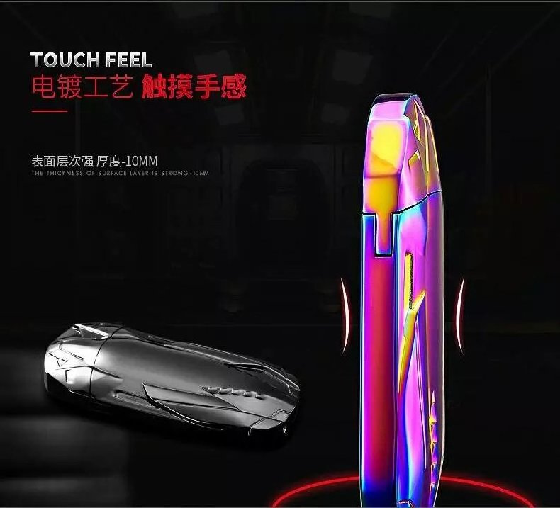 Touch Induction Lighter Small Car Shape Rechargeable Electric Cigarette Lighter With Usb