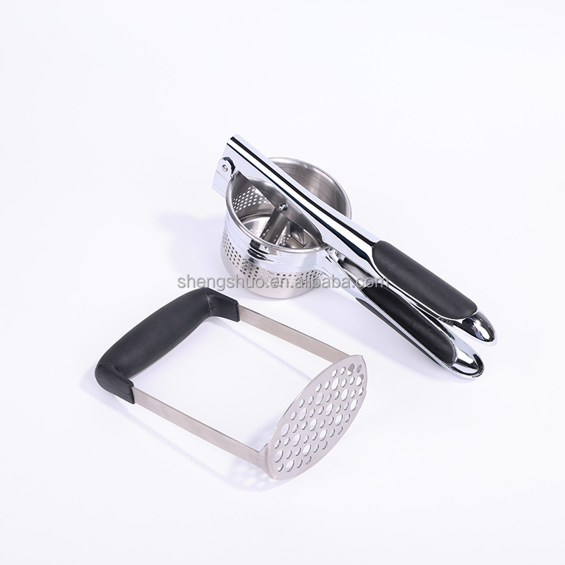 Hot Sale Premium Hot Potato Ricer And Masher Fruit And Vegetable Tools Ricer Stainless Steel Potato Masher