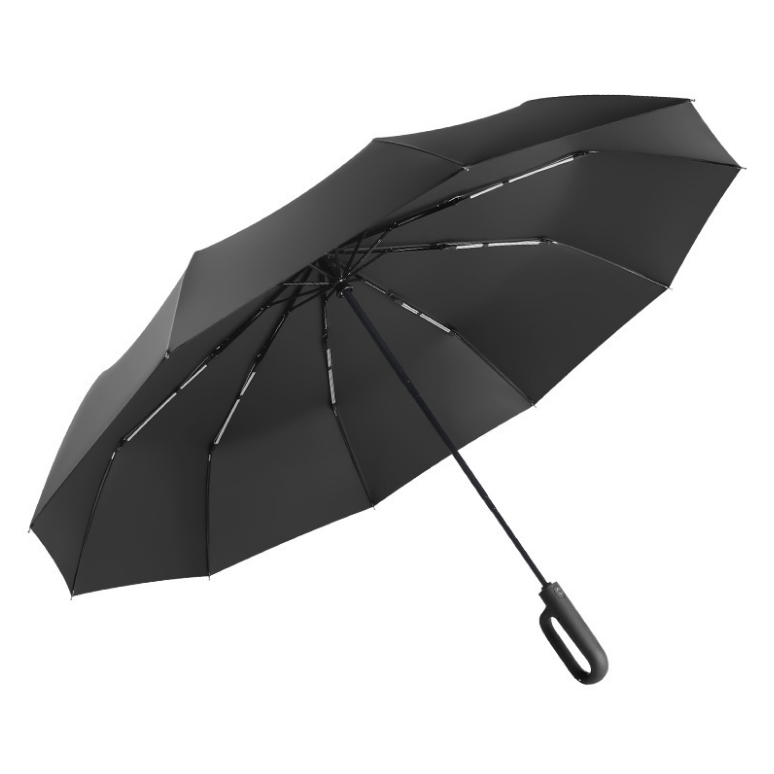 New Big Full-automatic Buckle Handle Umbrellas Sun Rain Parasol Vinyl Anti Uv Camping Automatic Business Umbrella