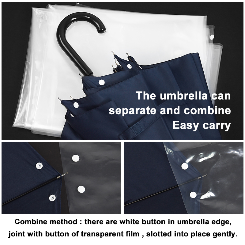 Cool Clear Long Full Body Umbrella Raincoat Dome Umbrella That Covers Your Body For Sale