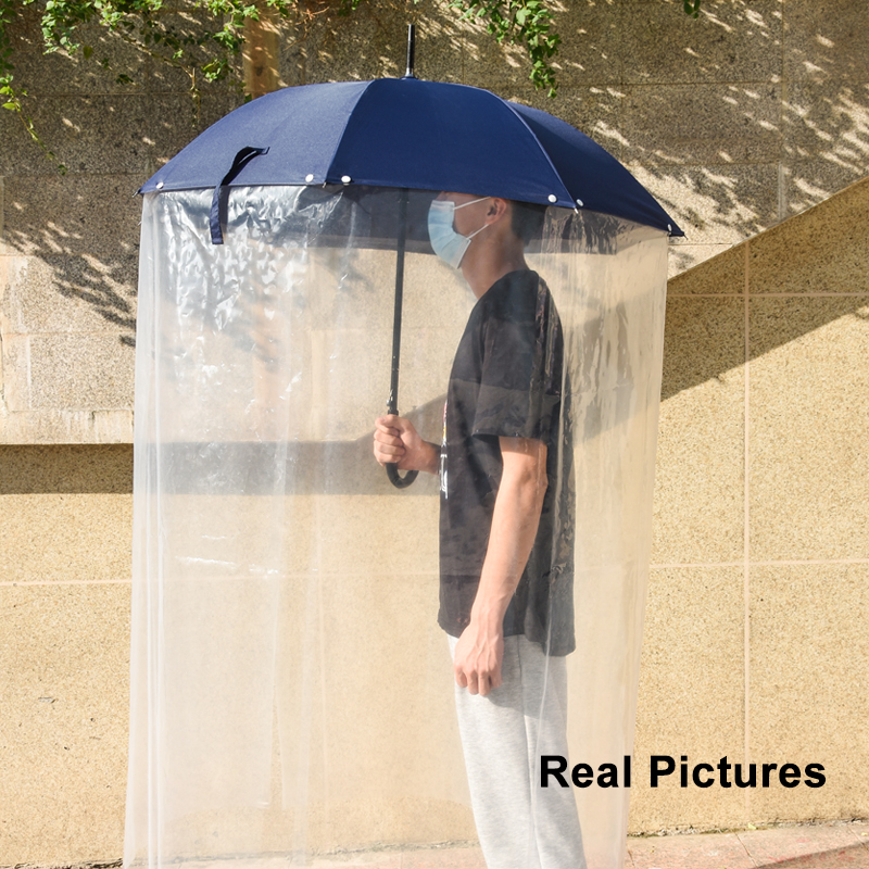 Cool Clear Long Full Body Umbrella Raincoat Dome Umbrella That Covers Your Body For Sale