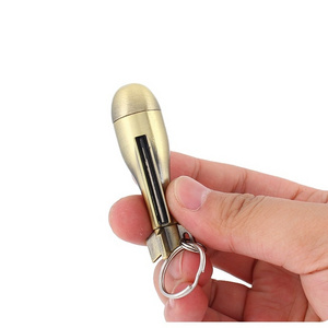 Missile Shape Outdoor Survival Tool Flint Fire Starter Lighter Kerosene Permanent Match Striker Portable Lighter Gadgets For Men