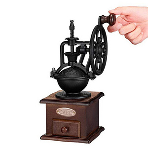 Retro Manual Coffee Grinder Hand Coffee Bean Grinding Machine Mill Ferris Wheel Design Coffee Maker Machine