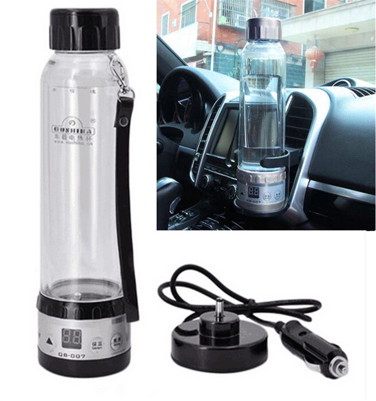 New 12V 24V 280ml Portable In-Car Coffee Maker Tea Pot Autos Thermos Heating Travel Cup Intelligent machine car electric cup