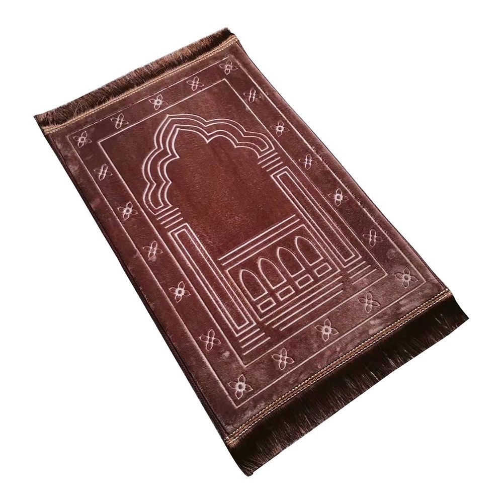 80*120 Muslim Quilting Thick Prayer Rugs Carpets Turkish Memory Foam Padded Folding Prayer Mats