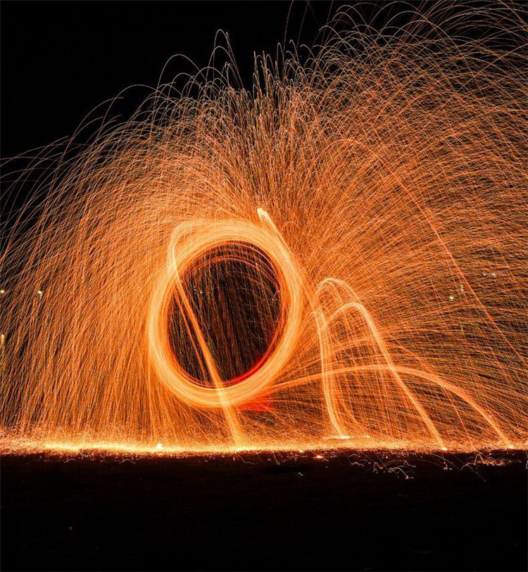 New Portable Steel Wool Pyrotechnic Kids Toys Party Flame Hand Swing Sparks Fairy Firework Stick Adult Children Game Outdoor Toy