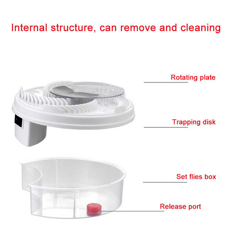 Latest Electric Fly Trap Device with Trapping Food Pest Control Electric Anti Fly Killer Trap Pest Catcher Bug Insect Repellents