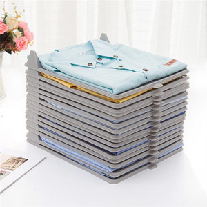 New Home Creative Closet Fast Clothes Fold Board Clothing Organization Shirt Folder Travel Backpack T-shirt Folder