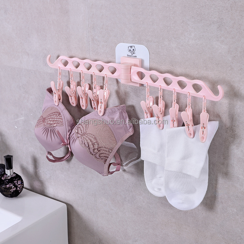 Trouser Organizer Racks For Pants Jeans Skirt 6 Layers Pants Rack Cloth Hangers Save Space Foldable Pant Hanger