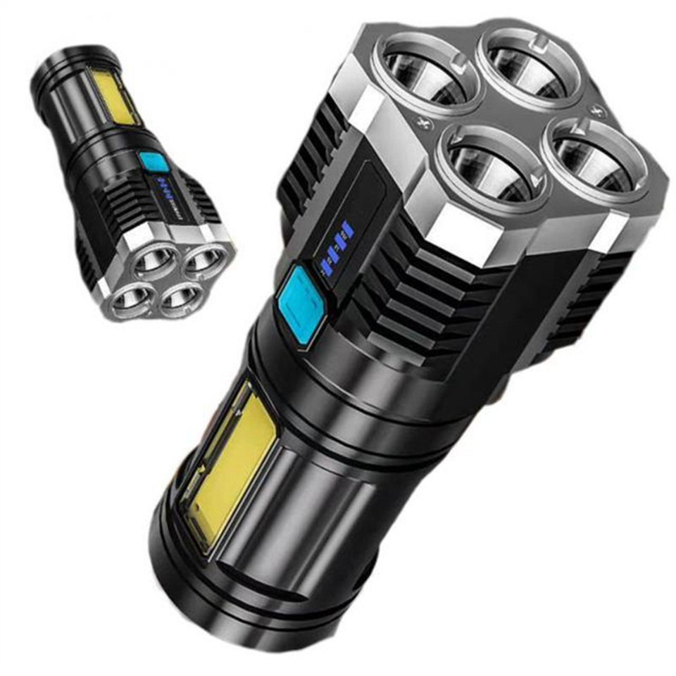 Rechargeable High Power Led Flashlights Waterproof Outdoor Lighting Torch   LED Ultra Powerful Led Flashlight