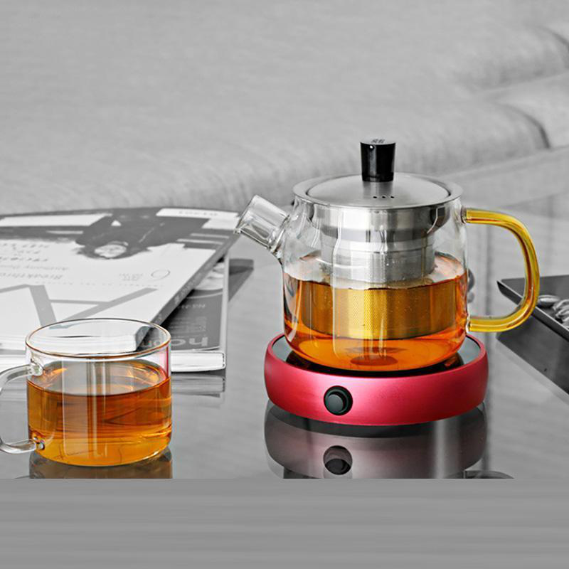 Electric Flask Kettle Tea Electrical Warmer Automatic Glass Teapot Electronic Digital Jug New Design Pot Heater For Home