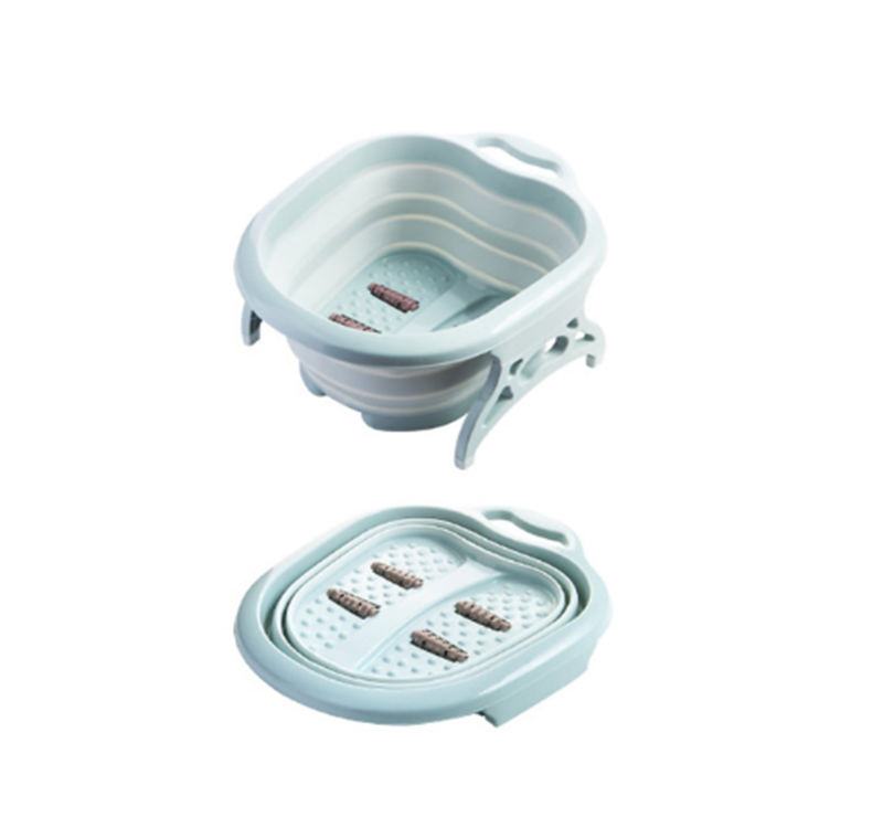 Portable Folding Travel Foldable Foot Spa Pedicure Buckets Bath Basin Pedicure Foot Spa Massager Foot Tub for Soaking Feet