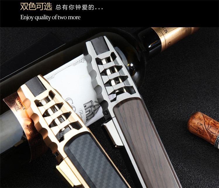 BBQ Lighter Cigar Torch Turbo Lighter Jet Butane Gas Cigarette  Spray Gun Windproof Metal Pipe Lighter For Kitchen