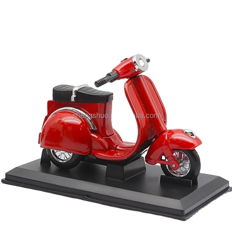 Battery Car Motorcycle Desktop Model Inflatable Open Flame Lighter