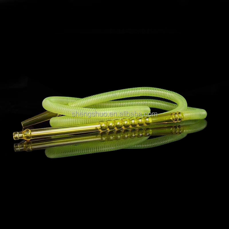 Portable Arab Shisha Silicone Plastic Tubes Disposable Pvc Acrylic Hookah Hose 1.5m/1.8m One-time Use Hose Hookah Accessories