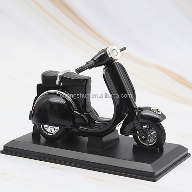 Battery Car Motorcycle Desktop Model Inflatable Open Flame Lighter