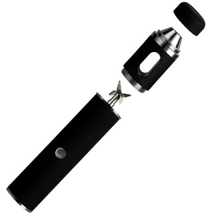 Electric Smoking Grinder Pepper Mill Metal Burr Salt Grinder Battery Operated Coarse Adjust Portable and Fashion New