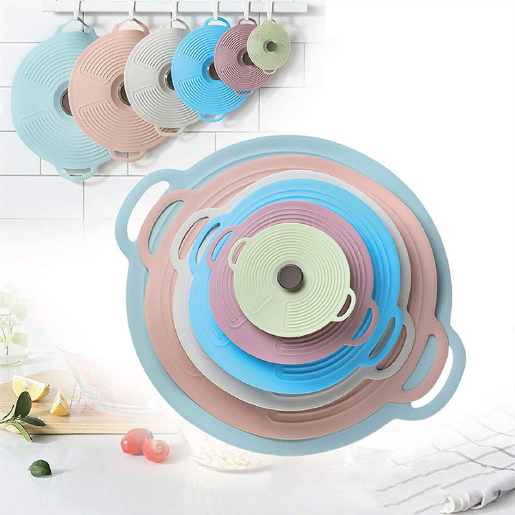 Reusable Self Sealing Lid Silicone Stretch Lids Universal Lid