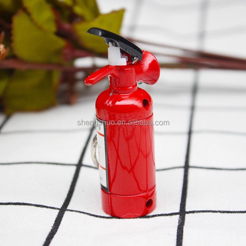 Creative Boutique Metal Keychain Lighter Personalized Cigar New Peculiar Fire Extinguisher Lighter Wholesale