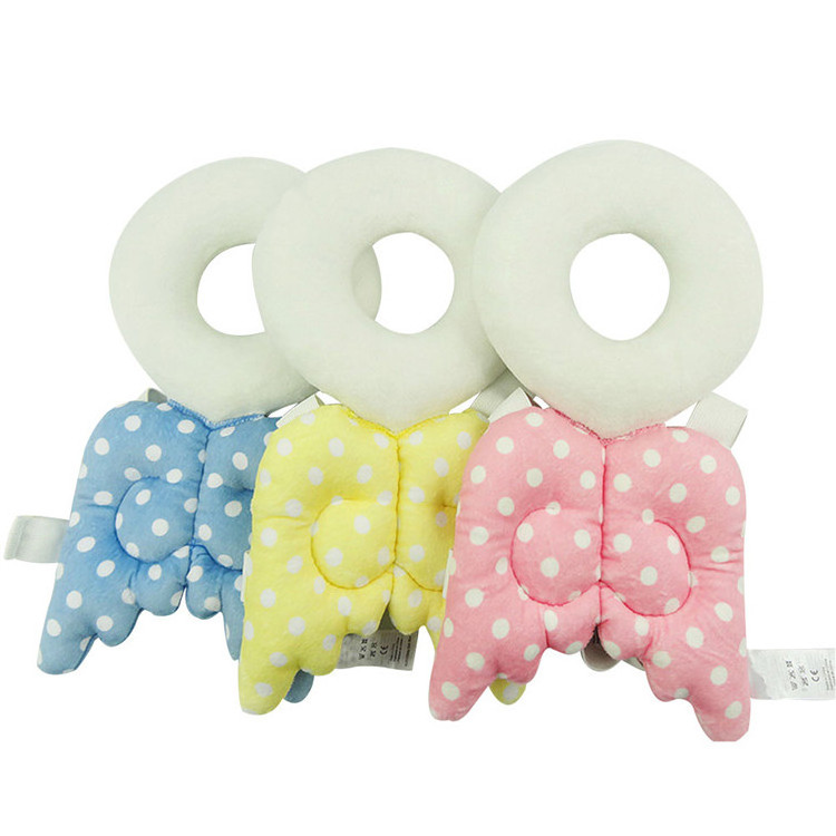 Baby Bedding Backpack Mat Baby Head Protection Pillow Toddler Headrest Pad Neck Protector Wings Nursing Drop Resistance Cushion