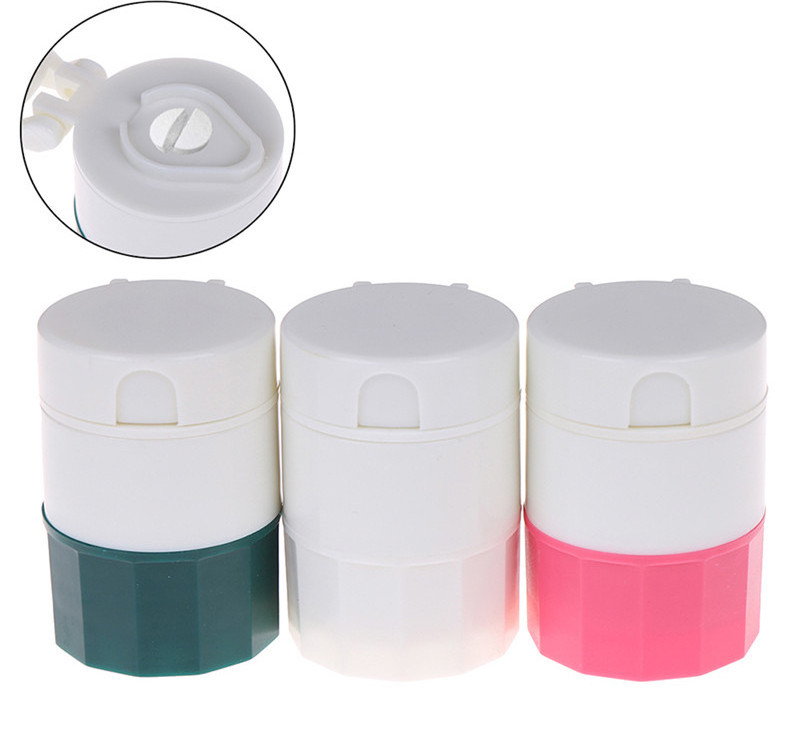 4 in 1 Portable 4 Layer Powder Tablet Grinder Powder Pill Cutter Medicine Splitter Box Storage Crusher High Quality