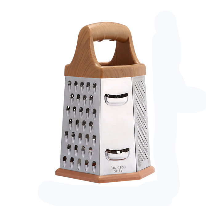 Kitchen Gadgets 6 Sided Large Box Grater Cheese Vegetable Nutmeg Shredder Fruits Vegetables Tools Potato Slicer