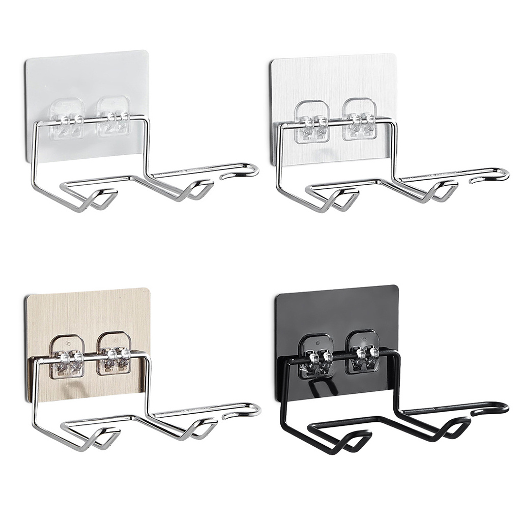 Wall Mounted Rack Organizer Hair Straightener Dryer Holder Storage Rack For Bathroom Organizer Storage Box Shelf Accessories