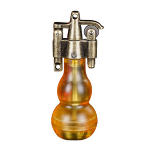 New Gourd Shape Inflatable Lighter To Adjust The Flame Open Flame Lighter Lighter Accessories