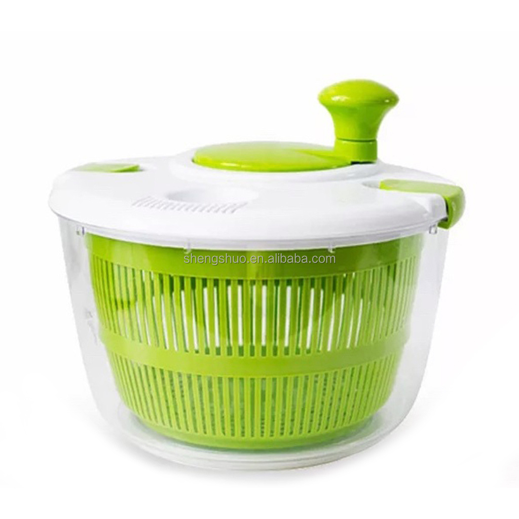 5l Container Commercial Large Capacity Multifunction Plastic Vegetables Dry Salad Food Spinner