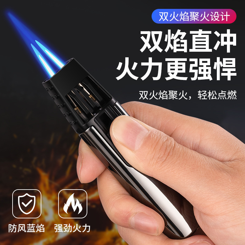 Wholesale High-end Lighters Black Yellow White Gas Lighter For A Picnic